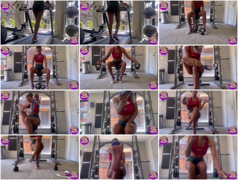Prettyfeetdontcheat - Sniffing Socks And Shoes At The Gym