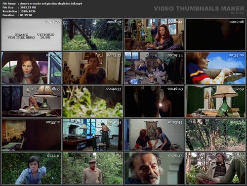 Amore E Morte Nel Giardino Degli Dei [fullhdrip]